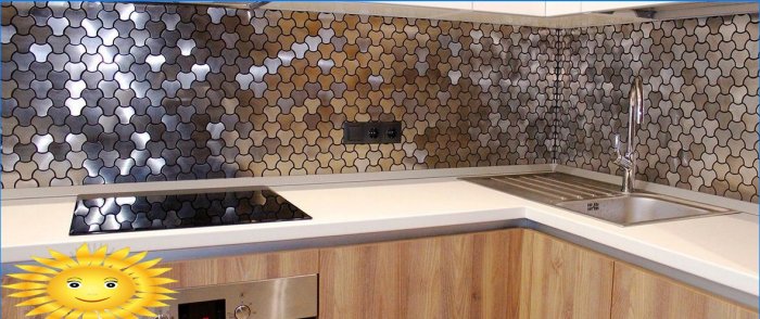 Carreaux métalliques: caractéristiques d'utilisation et exemples de photos