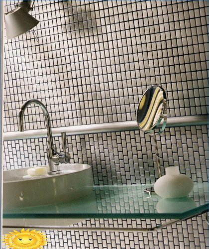 Carreaux métalliques: caractéristiques d'utilisation et exemples de photos
