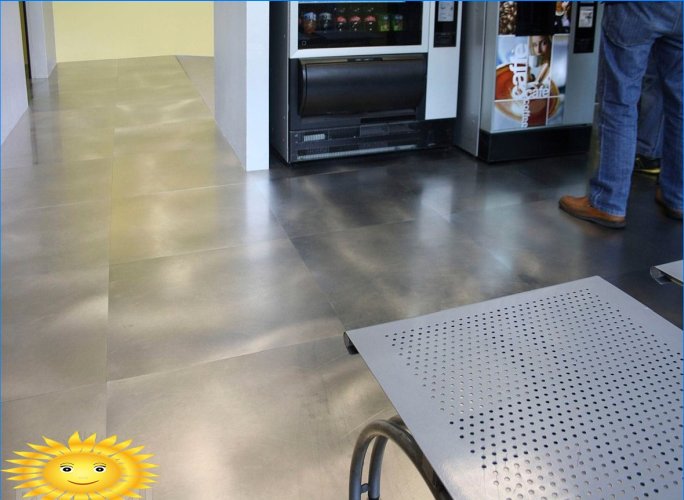 Carreaux métalliques: caractéristiques d'utilisation et exemples de photos
