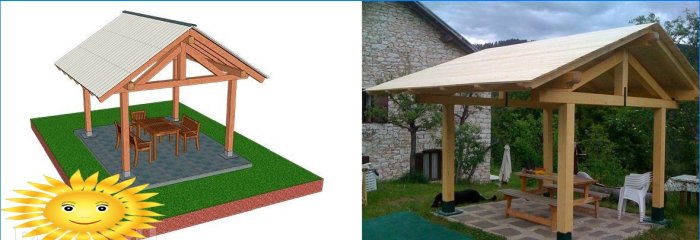 Comment construire un gazebo en bois de vos propres mains