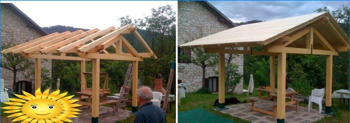 Comment construire un gazebo en bois de vos propres mains