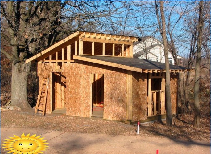 Comment construire un hangar en bois de vos propres mains