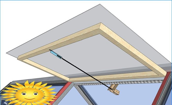 Comment installer un entraînement électrique sur la fenêtre pour la ventilation automatique de la serre