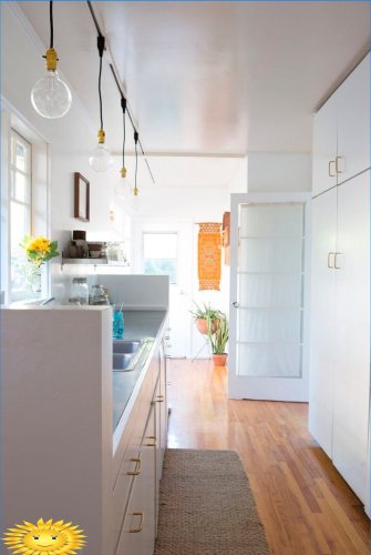 Éclairage sur rail à l'intérieur