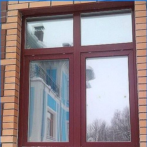 Fenêtres à double vitrage de protection solaire pour une maison de campagne