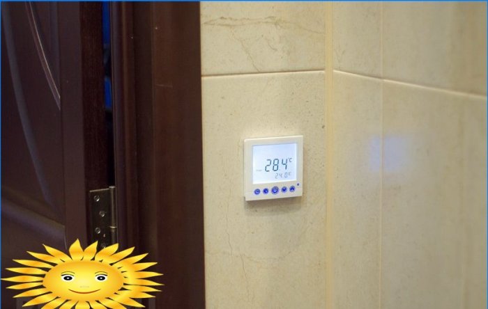 Thermostat pour chauffage au sol électrique