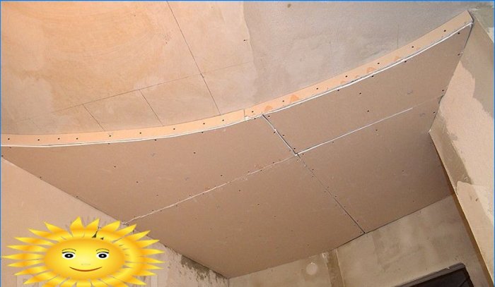 Plafond en placoplâtre