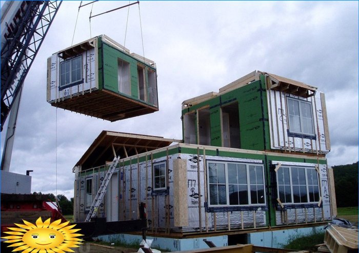 Maisons préfabriquées: une direction particulière dans la construction de logements