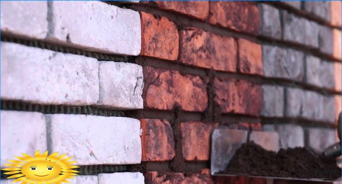 Murs de briques: jointoiement ou jointoiement de maçonnerie