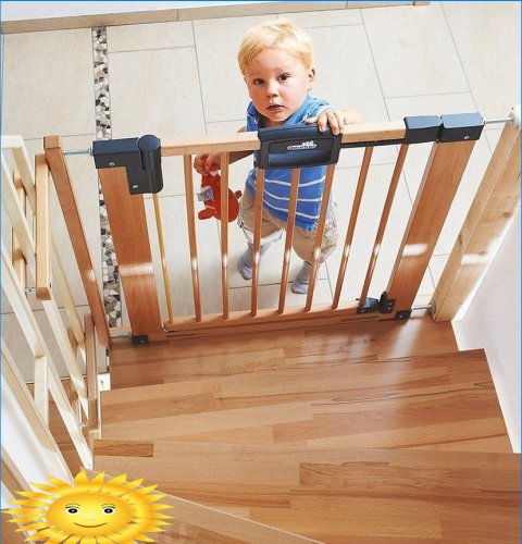 Protection des escaliers contre les enfants