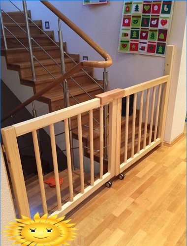 Protection des escaliers contre les enfants