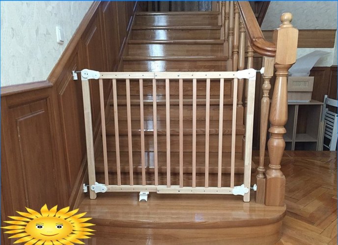 Protection des escaliers contre les enfants