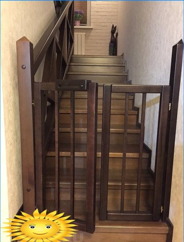 Protection des escaliers contre les enfants