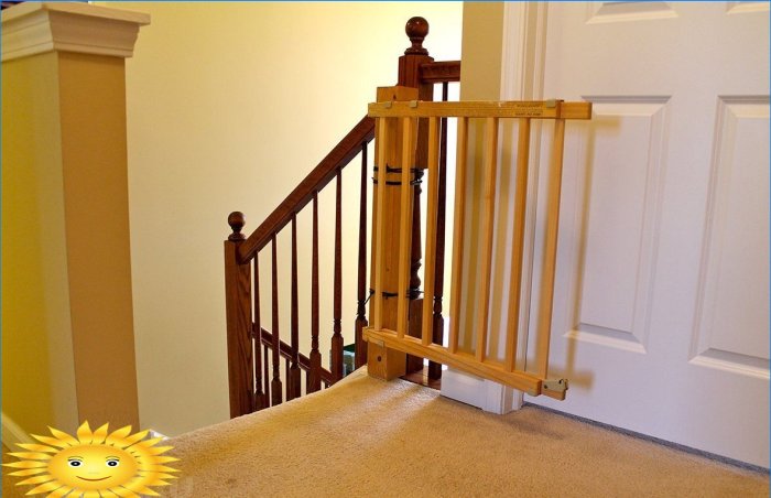 Protection des escaliers contre les enfants