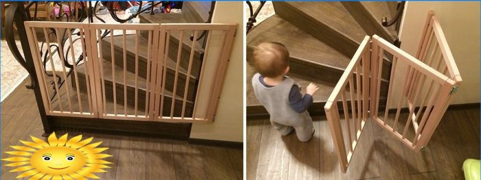 Protection des escaliers contre les enfants