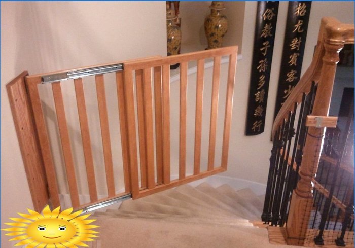Protection des escaliers contre les enfants