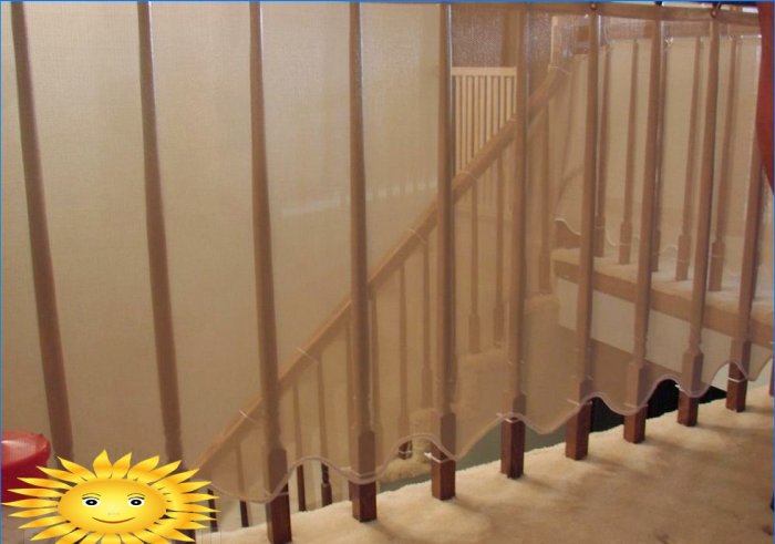 Protection des escaliers contre les enfants