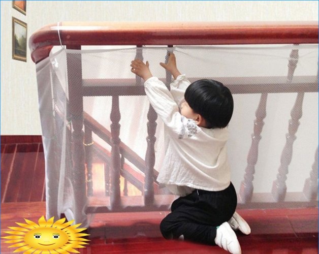 Protection des escaliers contre les enfants