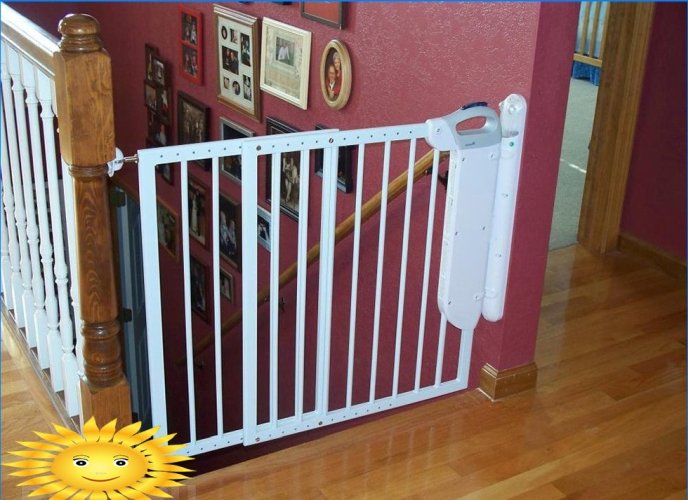 Protection des escaliers contre les enfants