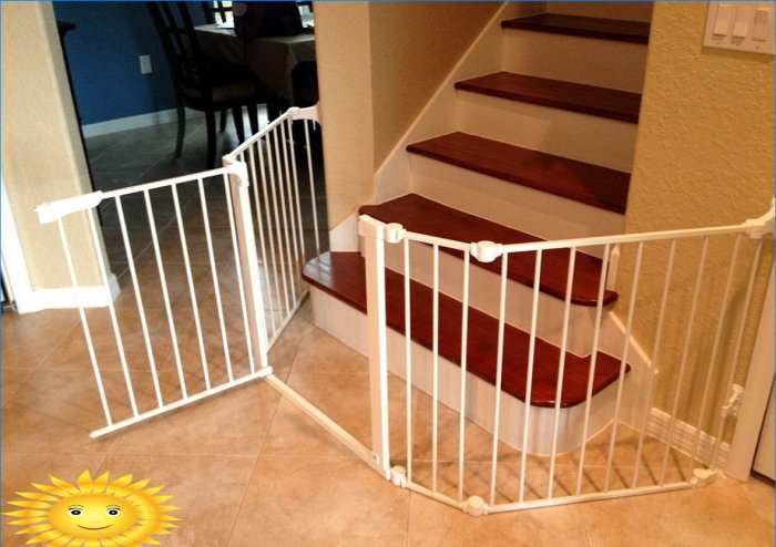 Protection des escaliers contre les enfants