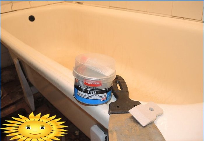 Réparation de bain acrylique DIY