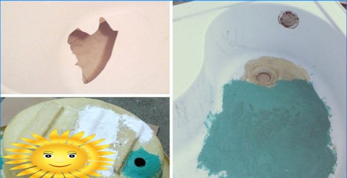 Réparation de bain acrylique DIY