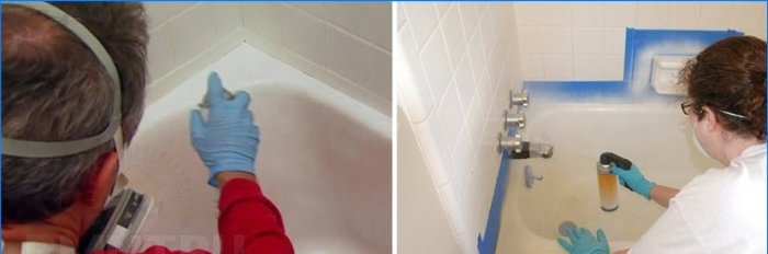 Réparation de bain acrylique DIY