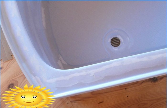 Réparation de bain acrylique DIY