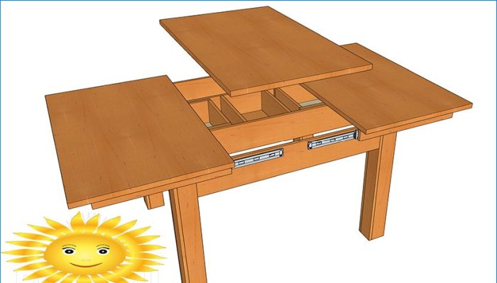 Table pliante en bois pour la cuisine faites-le vous-même