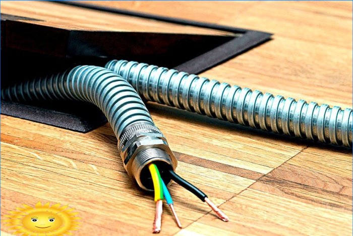 Tuyau métallique pour câble électrique: sélection et installation