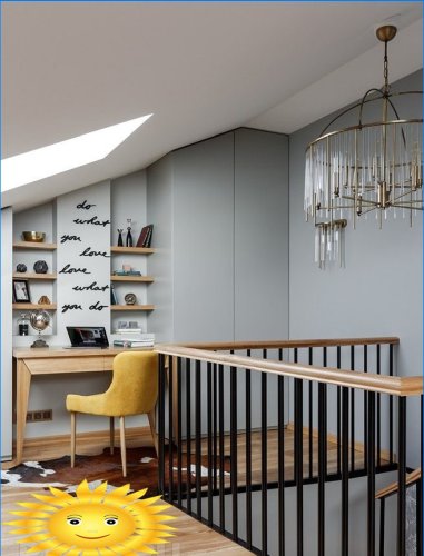 Armoires colorées à l'intérieur