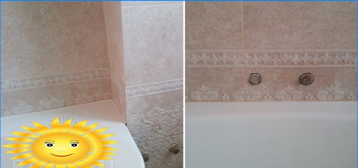 Bordure de bain: conseils de sélection et d'installation