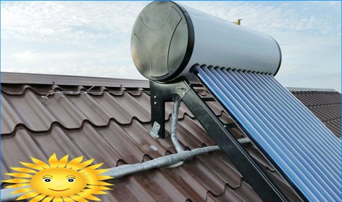 Capteur solaire sous vide pour le chauffage domestique