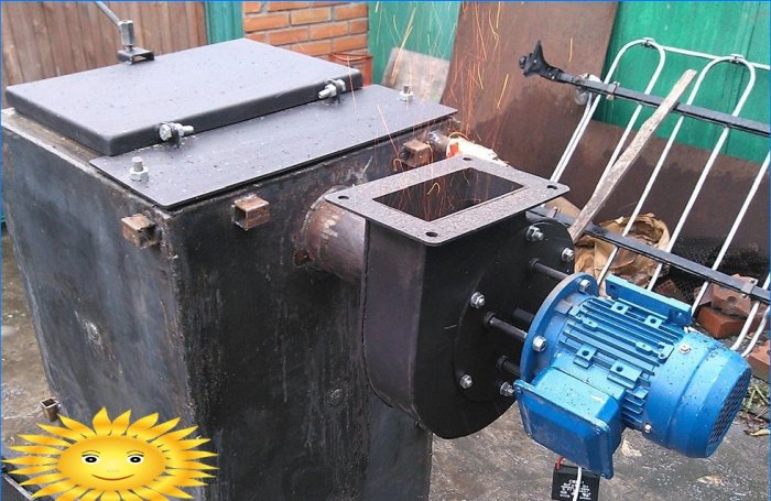 Ventilateur d'extraction pour chaudière à pyrolyse