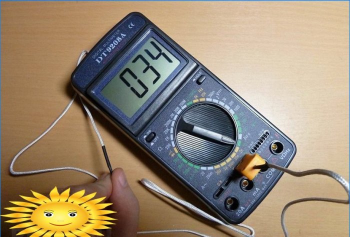 Mesure de température avec un multimètre