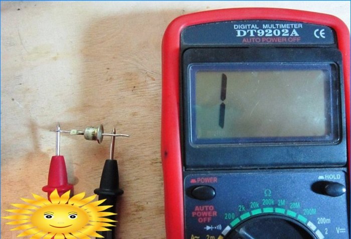 Test de diode avec un multimètre