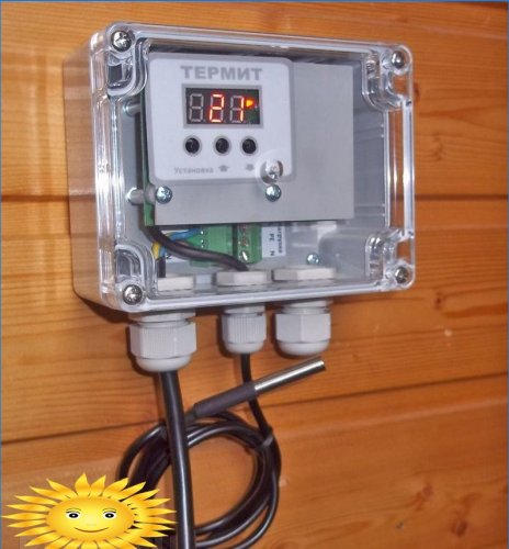 Thermostat électronique avec capteur