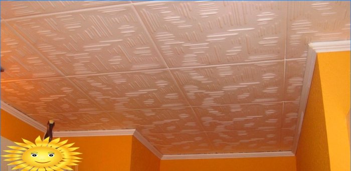 Dalles de plafond en polystyrène: avantages et inconvénients