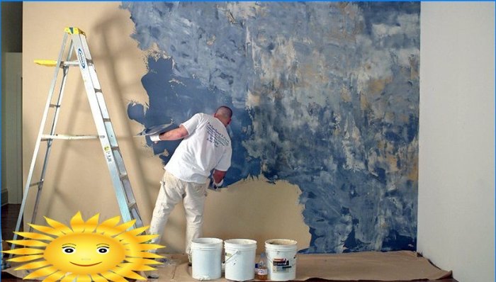 Décoration murale intérieure bricolage: plâtre décoratif