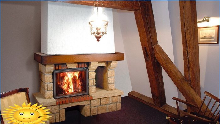 Etagères de cheminée: choix du matériau et du décor