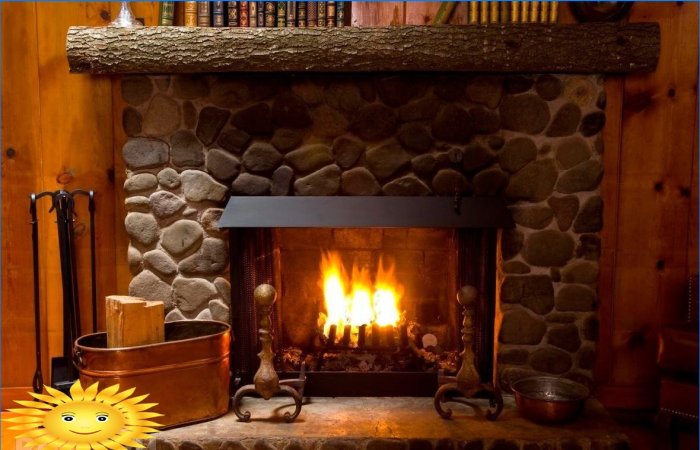 Etagères de cheminée: choix du matériau et du décor