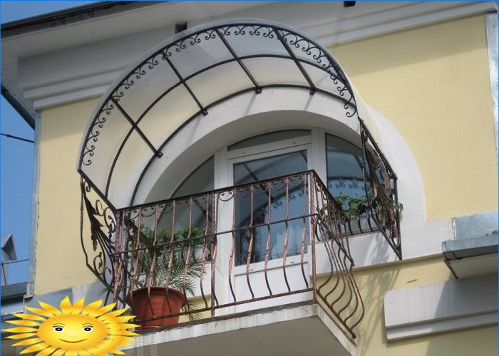 Forgé et forgé: balcons
