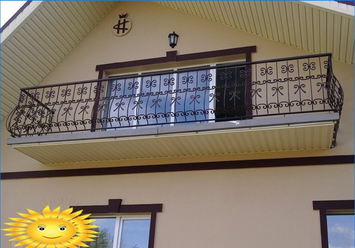 Forgé et forgé: balcons