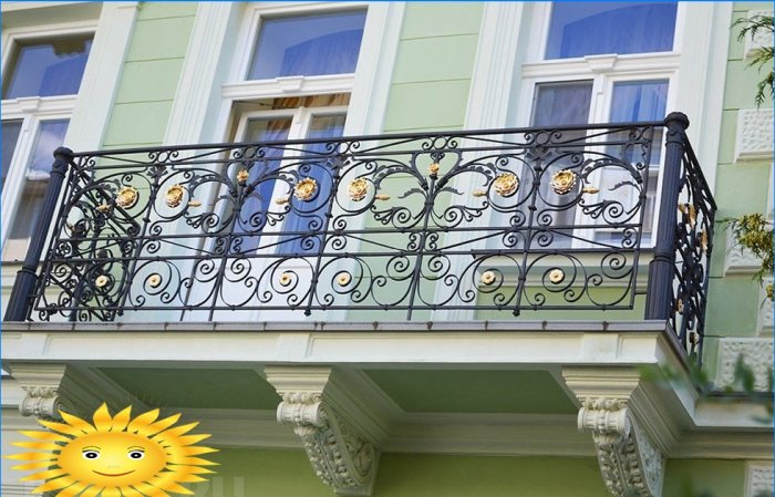 Forgé et forgé: balcons