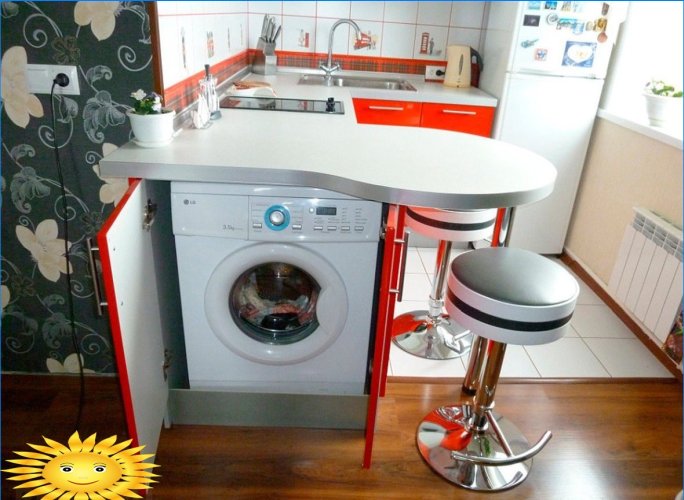 Idées pour placer une machine à laver dans un appartement