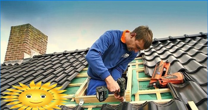Installation de fenêtres de toit à faire soi-même