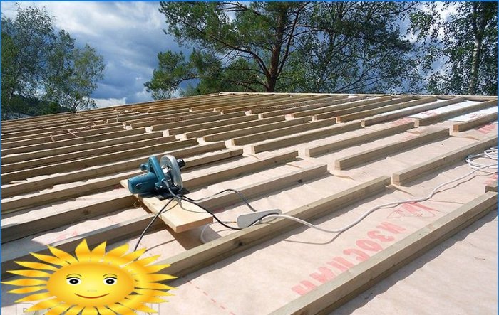 Comment faire un toit à partir de tuiles métalliques. Sélection, calcul et installation