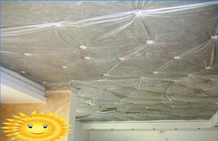 Isolation acoustique du plafond de l'appartement sous plafond tendu