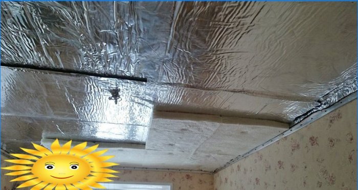 Isolation acoustique du plafond de l'appartement sous plafond tendu