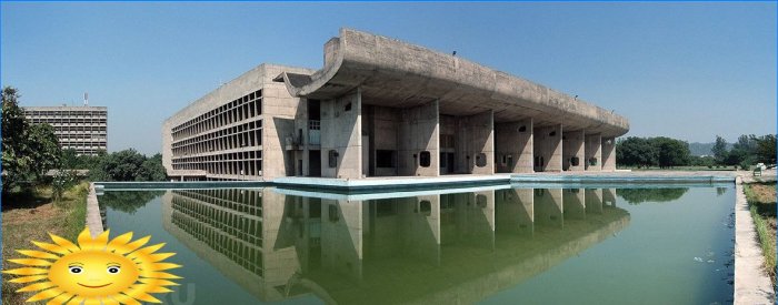 Bâtiment de l'Assemblée, Chandigarh, Inde